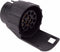 Benson Compacte aanhanger stekker verloop - 7-polig naar 13-polig - duurzame ABS - messing contacten - vergrendelingshaak