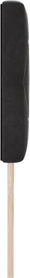 vidaXL - Hoofdbord - met - Kristallen - Knopen - Getuft - Zwart - 180 - cm - Velours