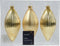 Olijf glas d6h13 cm licht goud 3st