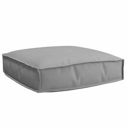 Palletkussen voor zitting Grijs 60 x 60 x 12 cm Oxford stof