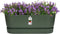 Elho Greenville Trough Long 50 - Plantenbak voor Buiten - 100% Gerecycled Plastic - L49.0 x B19.8 x H17.9 cm - Blad groen