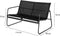 909 Outdoor Tuinset Camilla - 4-delig - Dubbele Zitbank - 2 Stoelen - Tafel - Stalenframe (4-delig)