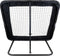 BLITS rebounder - verstelbaar - 124 x 124 cm - Zwart