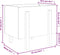 vidaXL - Plantenbak - 62x50x57 - cm - massief - grenenhout