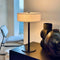 Dyberg Larsen Calix - Tafellamp - Stoffen kap - Nature/Black