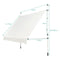Coast Uitbreidbare luifel - Zonnescherm met handmatige crankhoogte - Verstelbaar 250 x 120 cm - Beige