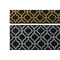 Deurmat DKD Home Decor Ziverachtig Zwart Gouden Rubber Arabisch 2 Stuks (75 x 45 x 0,5 cm)