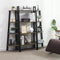 Houten Hoekkast met 4 Niveaus - Vintage Bruin