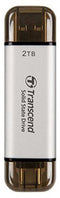 Transcend ESD310C - Draagbare SSD - 1TB - 10 Gbps - Zilver