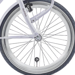 Alpina voorwiel 20 HLQC Ocean/Clubb zilver zink spk