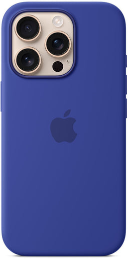 Apple Silicone Back Cover - iPhone 16 Pro - MagSafe - Blauw