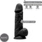 SILEXD - Realistische Dildo - 20,5 x 5 cm - Zwart