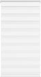 vidaXL - Zebra - blind - 70x100 - cm - stofbreedte - 65,9 - cm - polyester - wit