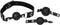 Pipedream Fetish Fantasy mondknevel Ball Gag Training System zwart