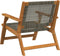vidaXL - Ligbedden - 2 - stuks - Grijs - 76x67x73,5 - cm - Massief - Acaciahout