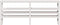 vidaXL - Hoofdbord - met - schappen - 180 - cm - massief - grenenhout - wit