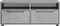 vidaXL - Tv-meubel - VISNES - 100x40x38 - cm - bewerkt - hout - betongrijs