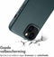 Accezz iPhone 13 - MagSafe Leather Backcover - Krasbestendig - Donkergroen