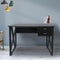 Bureau computer tafel Stoer - sidetable - industrieel modern - metaal met hout - zwart