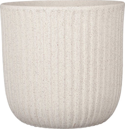 Mica Decorations Dante - Bloempot - H27 x Ø30 cm - Off white