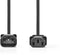 Nedis CEGP10500BK50 - Stroomverlengkabel 500cm - Geaarde plug C14/C13 - Zwart