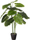 Mica Decorations Alocasia Kunstplant in Bloempot - H100 x Ø50 cm - Groen