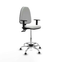 Piqueras y Crespo B1D05RT - Bureaustoel - Hoogteverstelbaar met armleuning - Wit