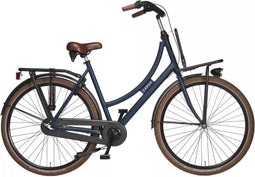 Avalon Cargo Transportfiets - Damesfiets 28 Inch - 57 cm - 3 Versnellingen - Knijprem - Matblauw
