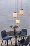 Lucide GOSSE Hanglamp - 3xE27 - Dimbaar - Wit