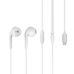 Muvit for Change E58 - Oordopjes - Ingebouwde Microfoon USB-C - Wit