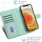 iMoshion Hoesje Geschikt voor iPhone 12 Pro / 12 Hoesje Met Pasjeshouder - iMoshion Luxe Portemonnee - Groen