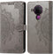iMoshion Hoesje Geschikt voor Nokia 5.4 Hoesje Met Pasjeshouder - iMoshion Mandala Bookcase - Grijs
