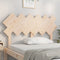 vidaXL - Hoofdbord - 132x3x81 - cm - massief - grenenhout
