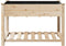 vidaXL - Tuinbak - met - Rek - 115x59x76 - cm - Massief - Houten - Vuurhout