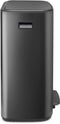 Brabantia Bo Prullenbak - 2 x 30 liter - Afvalscheiding - Confident Grey (2 stuks)