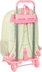 Schoolrugzak met Wielen Glow Lab Magic flow Beige 30 x 46 x 14 cm