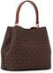 Handtas Dames Michael Kors PRATT-BROWN Bruin 18 X 16 X 9 CM