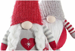 Decoratieve figuren DKD Home Decor Kerstmis Kabouter Polyester (20 x 9 x 50 cm) (2 Stuks)
