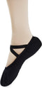 Kind balletdanser schoenen - Canvas - Roze/Zwart - Maat EU 25-44