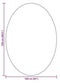 vidaXL - Tapijt - 'HUARTE'Antraciet - 160x230 - cm - Ovaal