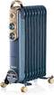 Ariete 0838 Vintage - Elektrische olieradiator 2000W - Geschikt voor 24m² - Licht blauw