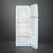SMEG FAB30RPB5 - Vrijstaande koel/vriescombinatie - 222/72 liter - Blauw