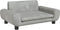 vidaXL Kinderbank 70x45x33 cm fluweel lichtgrijs