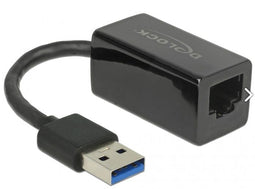 Delock 65903 - USB-A naar RJ45 Gigabit Ethernet LAN adapter - CAT6 - Zwart