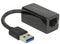 Delock 65903 - USB-A naar RJ45 Gigabit Ethernet LAN adapter - CAT6 - Zwart