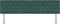vidaXL - Hoofdbord - met - Kristallen - Knopen - Donkergroen - 180 - cm - Velvet