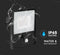 VT-50-S 50W SMD PIR SENSOR FLOODLIGHT WITH SAMSUNG CHIP COLORCODE:3000K BLACK BODY GREY GLASS