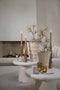 Light&living Vaas deco Ø33x43 cm BANYA keramiek mat crème