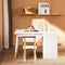 SoBuy KMB113-W - Kindertafelset - 2 Stoelen - Wit