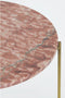 Light & Living Bijzettafel Delon - Roze - 49.5x49.5x50.5cm - Modern